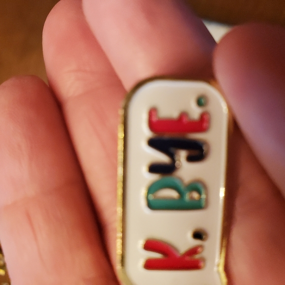 4 Gold Tone Enamel LGBT, K,Bye, Vibes and Cactus Pins - Picture 8 of 8